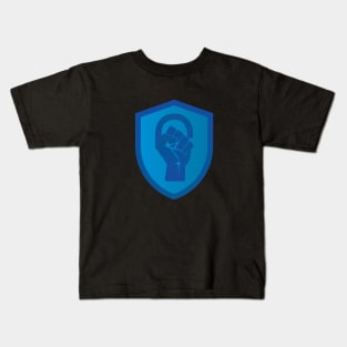 Blue Team BIC Patch Design Kids T-Shirt